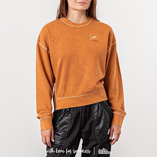 Burnt orange nike crewneck top