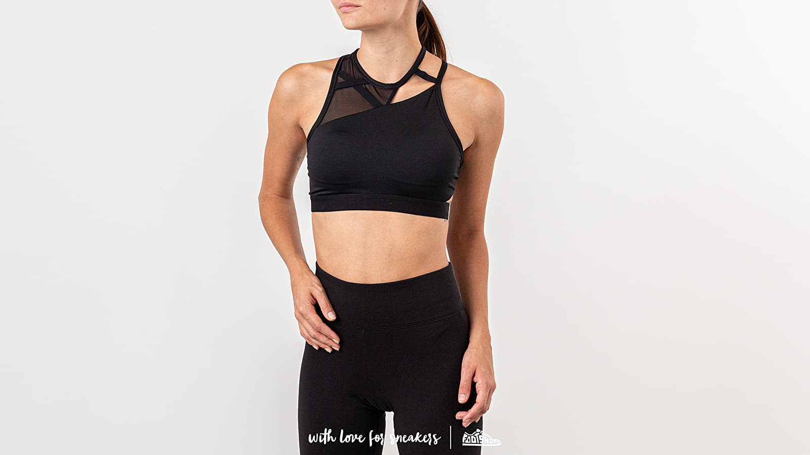 Bras Nike Swoosh Rebel Slash Bra Black Black Footshop