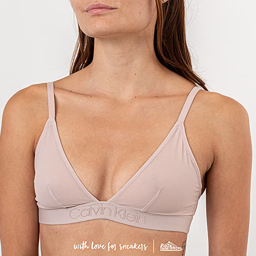 Bras Calvin Klein Unlined Triangle Bralette Pink Footshop