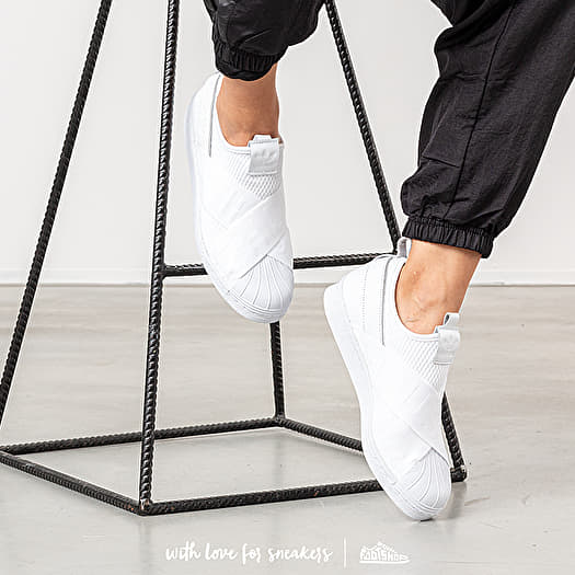 Women's shoes adidas Superstar Slip-On W Ftw White/ Ftw White/ Core Black |  Footshop