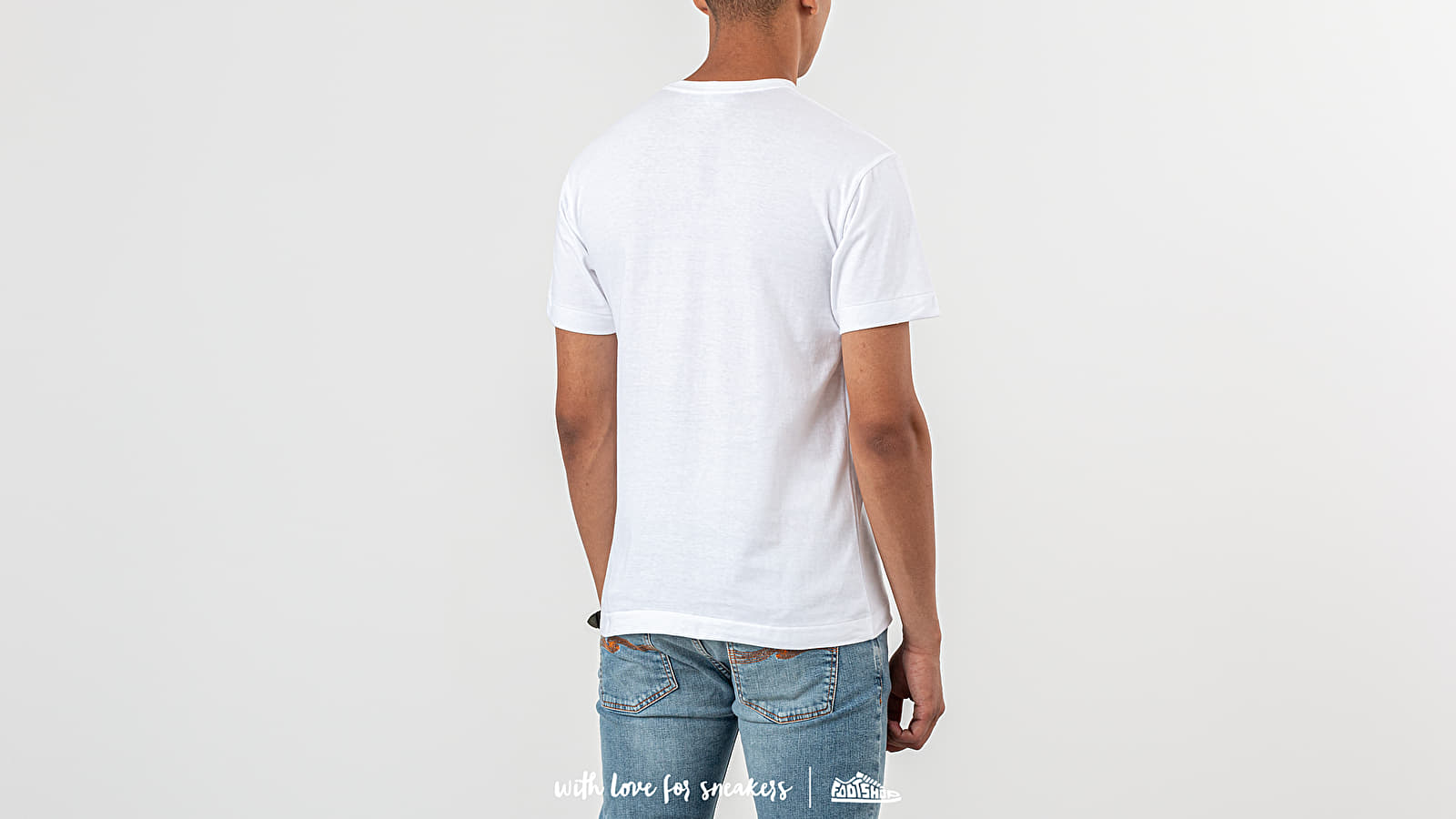 T-shirts Comme des Garçons PLAY Tee White