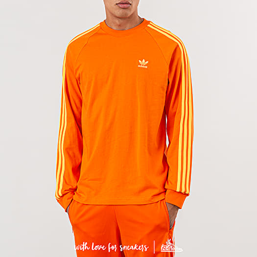 Orange adidas long sleeve cheap