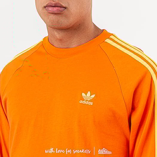 T shirts adidas 3 Stripes Tee Orange Footshop