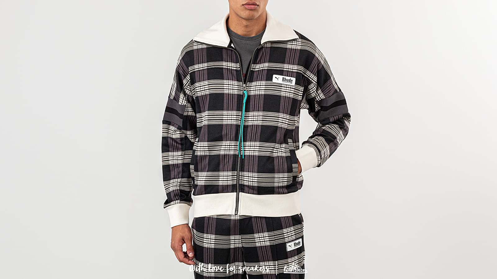 Hættetrøjer og sweatshirts Puma x Rhude AOP Track Top Puma White/ Puma Black