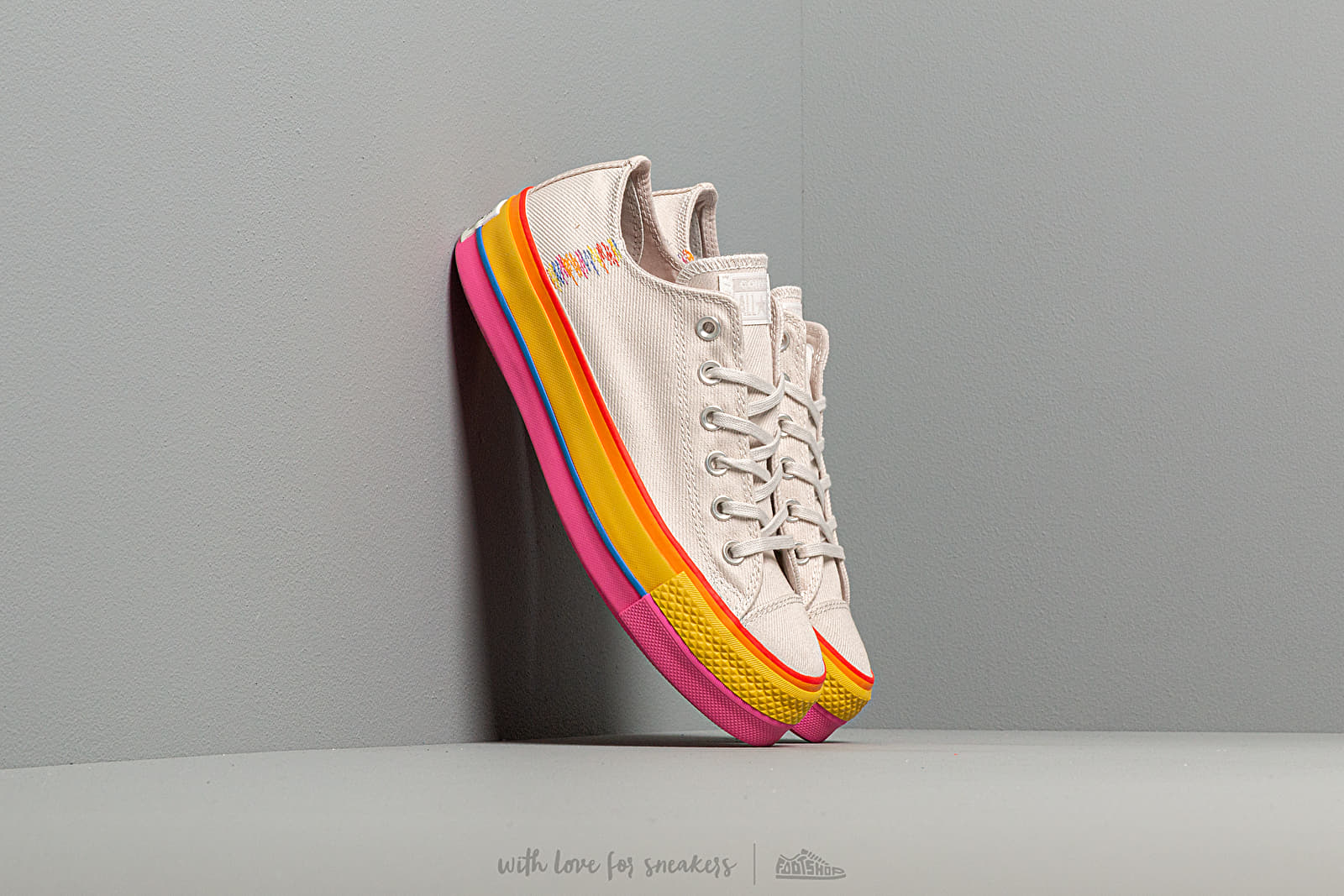 Zapatillas mujer Converse Chuck Taylor All Star Lift OX Vintage White/ Pale Putty
