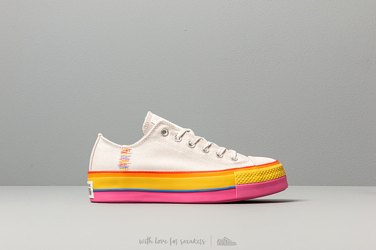 Zapatillas mujer Converse Chuck Taylor All Star Lift OX Vintage White/ Pale Putty