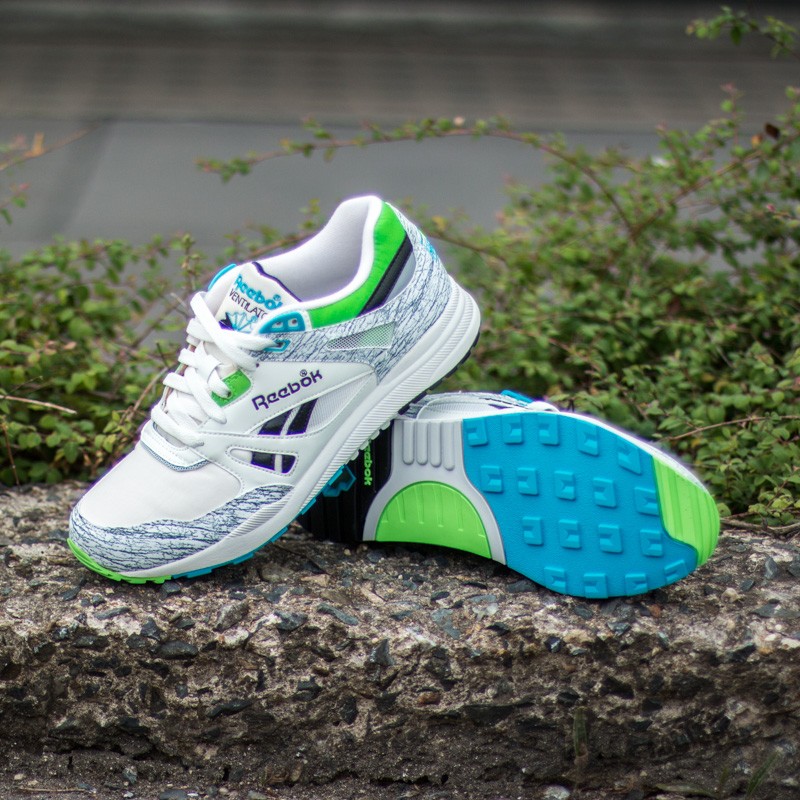 Men s shoes Reebok Ventilator Vintage Chalk Snowy Grey Green Footshop