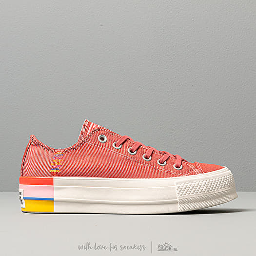 Women s shoes Converse Chuck Taylor All Star Lift OX Coastal Pink Light Redwood Footshop