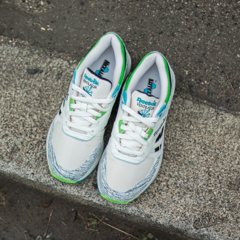 Men s shoes Reebok Ventilator Vintage Chalk Snowy Grey Green
