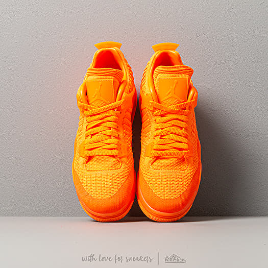Air jordan 4 retro flyknit total orange hot sale