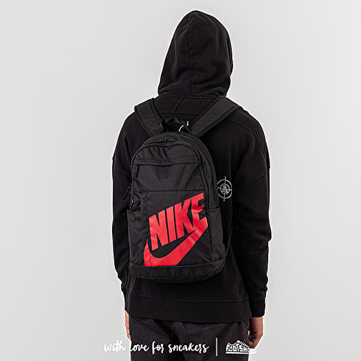 Nike elemental backpack sales black and red