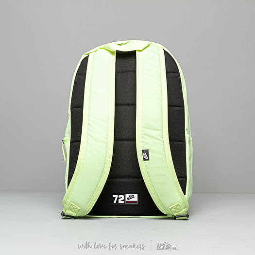 Nike Heritage Backpack Barely Volt Barely Volt Black Footshop