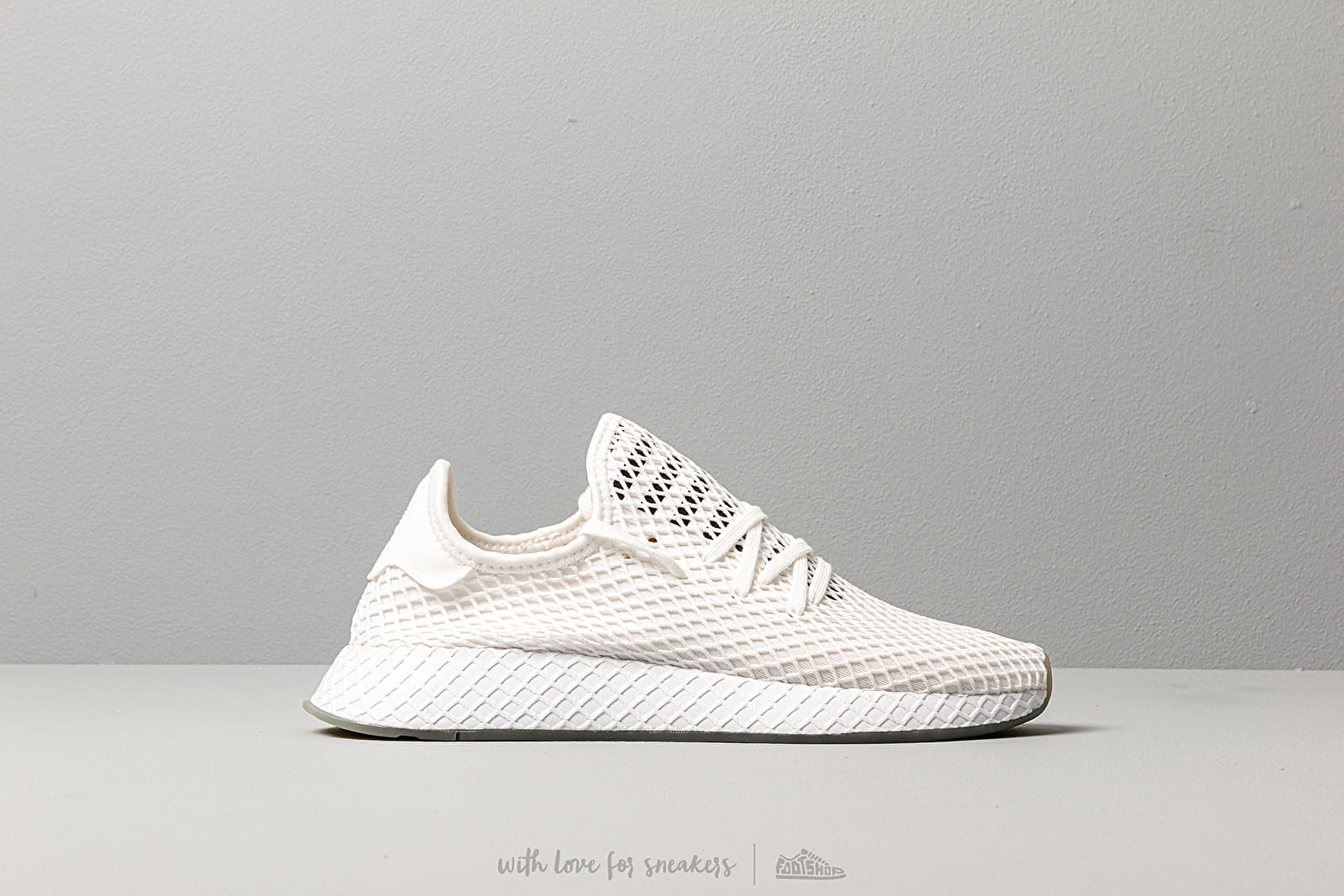 Men s shoes adidas Deerupt Runner Ftw White Core Black Sesame Footshop