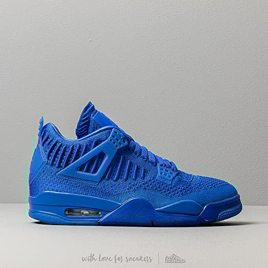Jordan retro 4 flyknit blue store