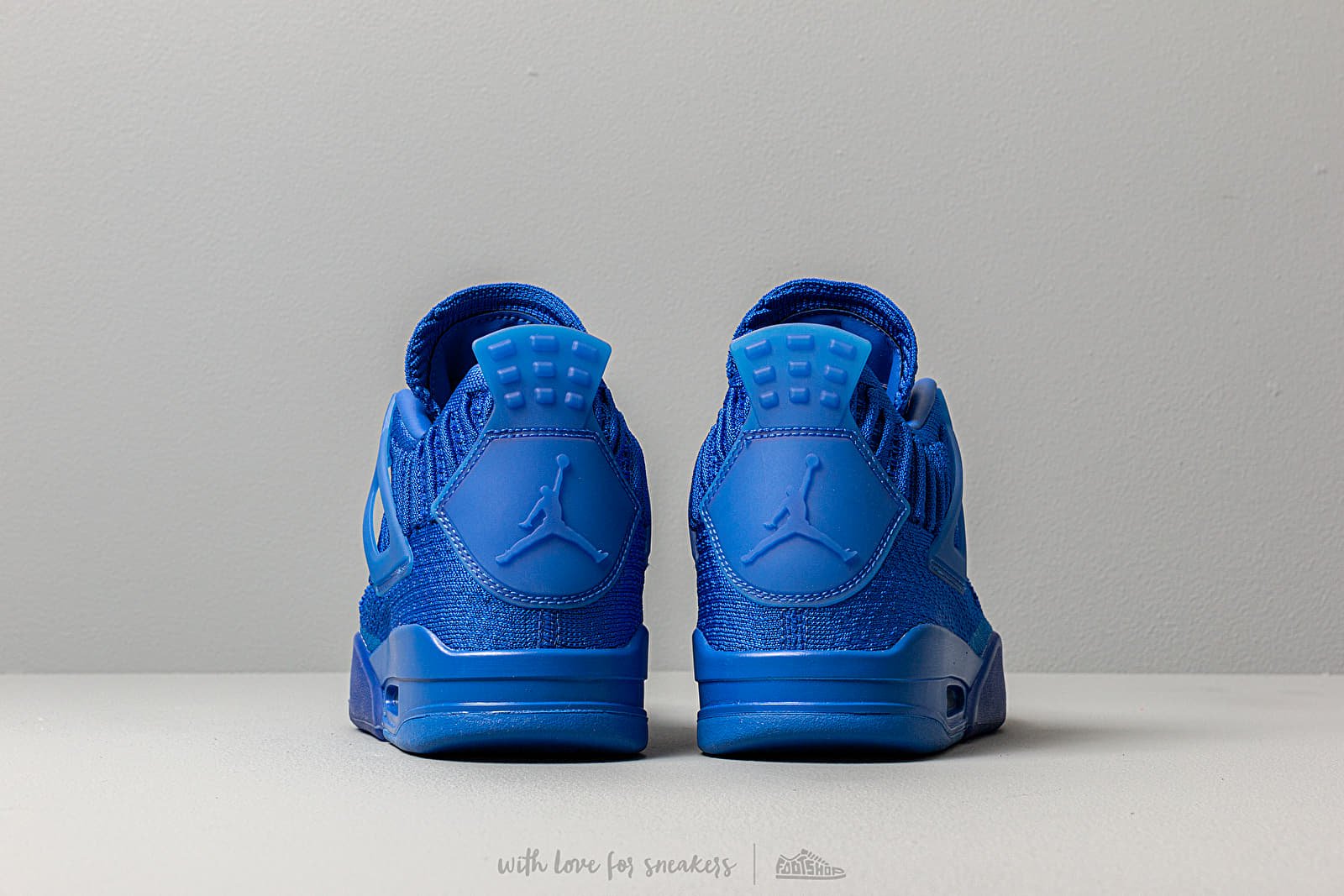 Men's shoes Air Jordan 4 Retro Flyknit Hyper Royal/ Black-Hyper Royal