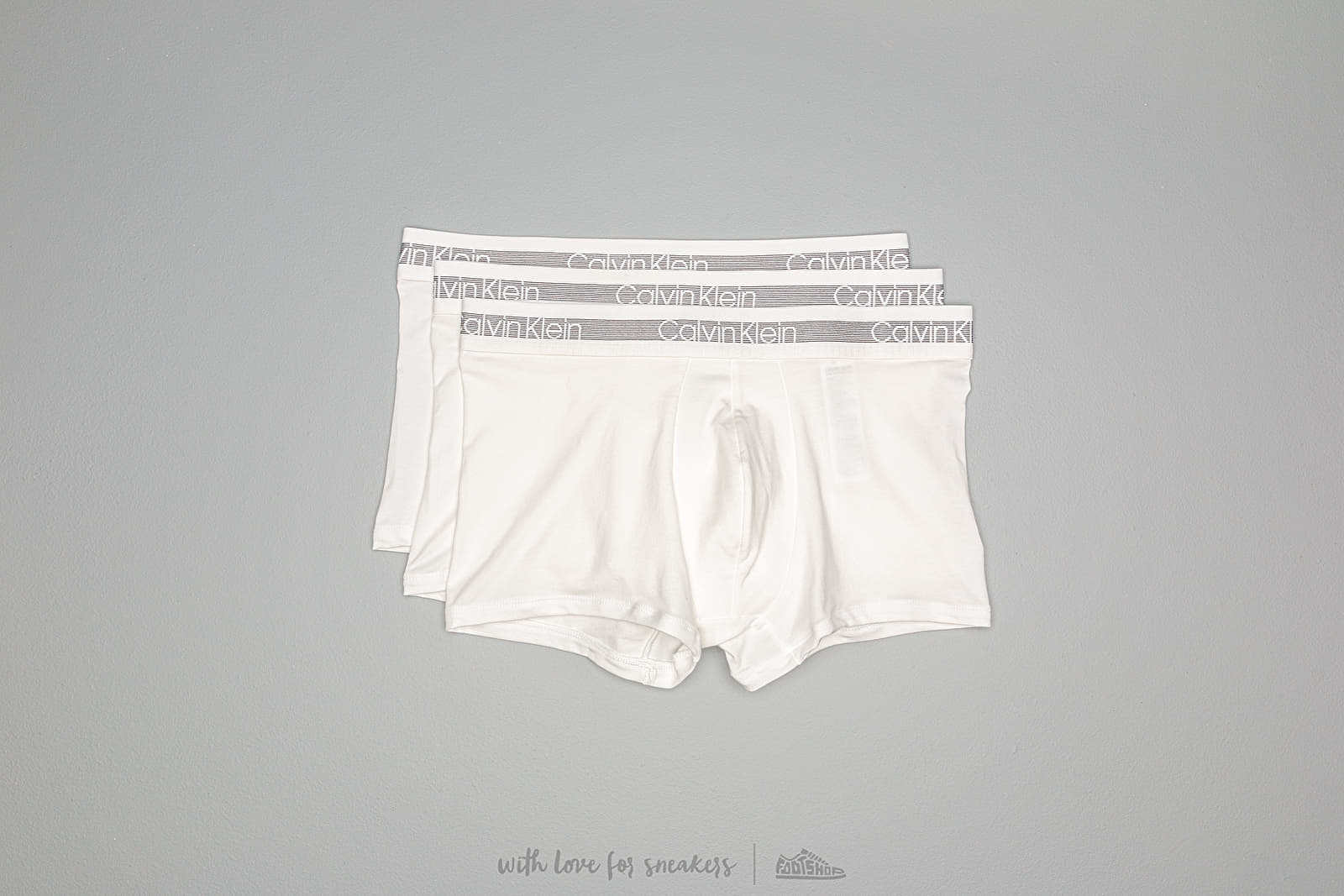 Boxer shorts Calvin Klein 3-Pack Trunk White