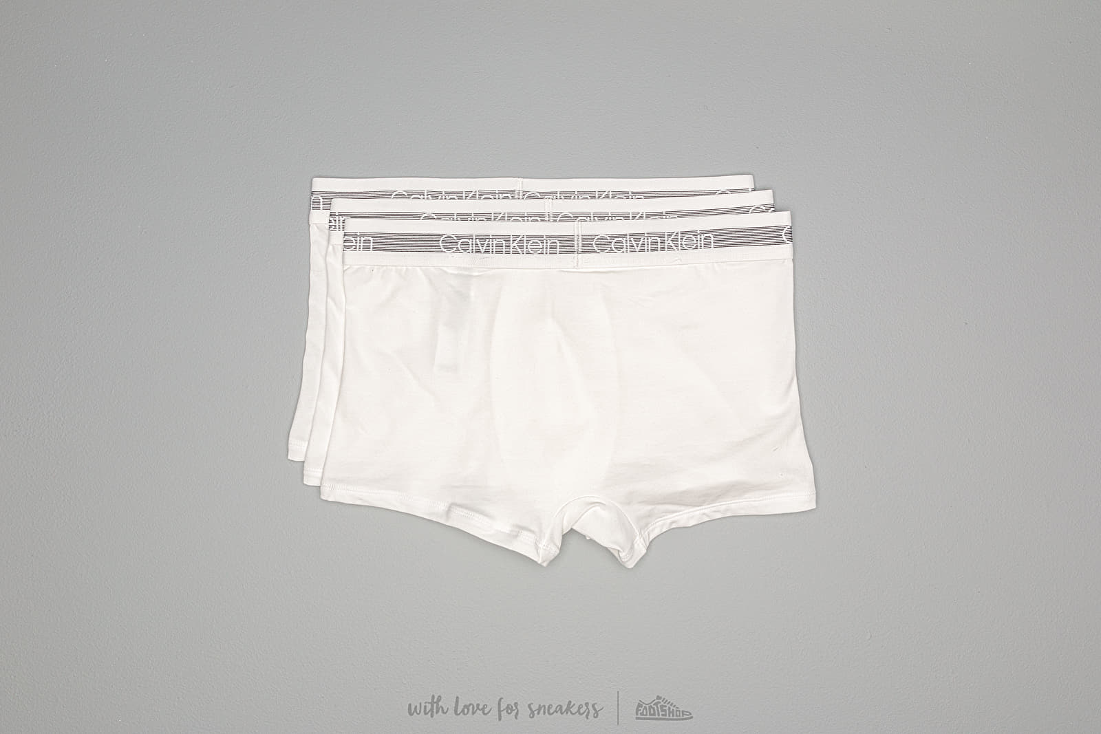 Boxer Calvin Klein 3-Pack Trunk White