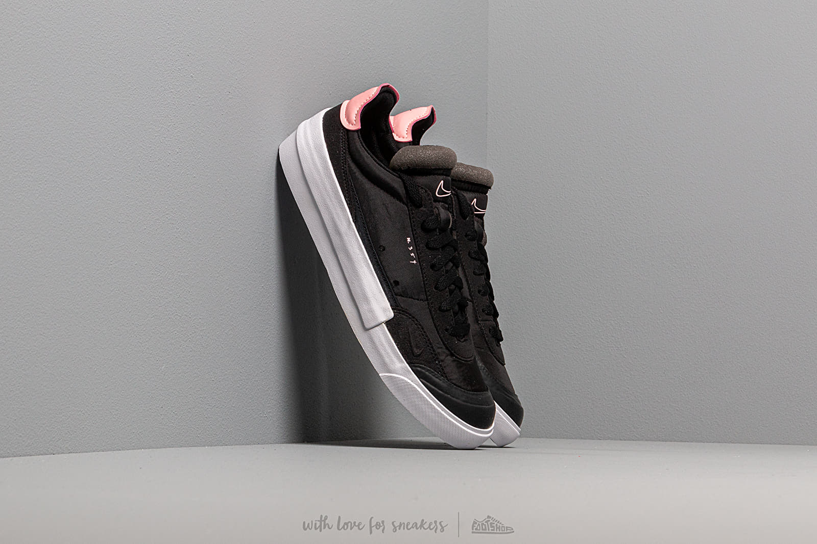 Men's shoes Nike Drop-Type Black/ Pink Tint-White-Zinnia