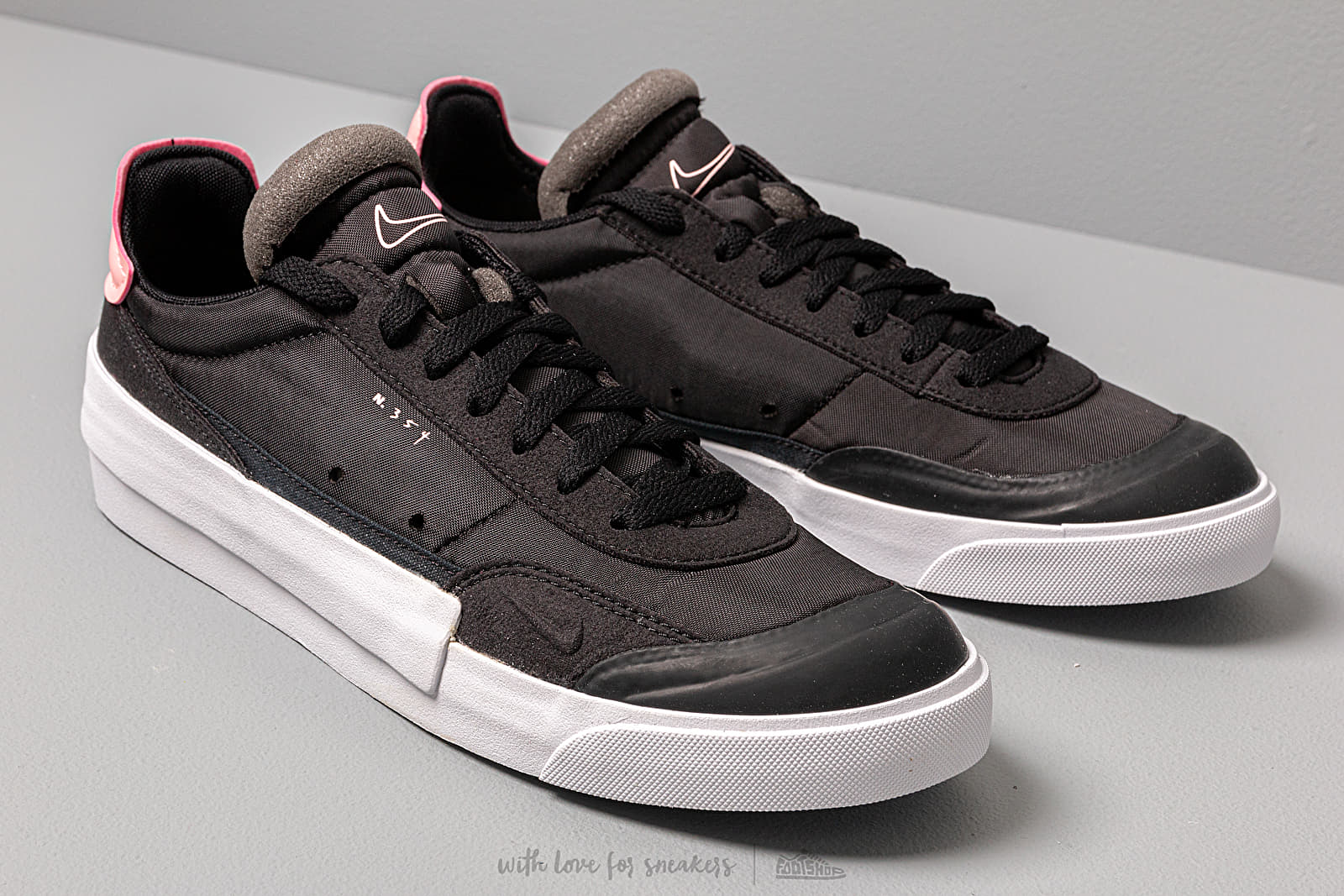 Zapatillas Hombre Nike Drop-Type Black/ Pink Tint-White-Zinnia