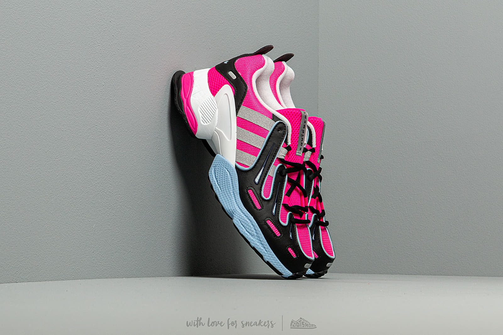 Zapatillas mujer adidas EQT Gazelle W Shock Pink/ Silver Mate/ Glow Blue