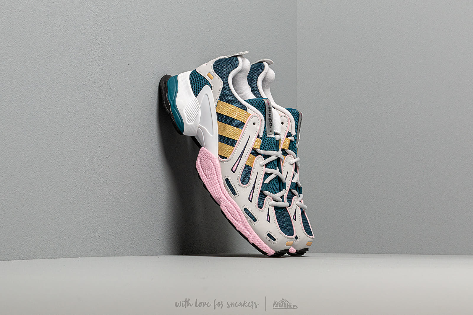 Дамски кецове и обувки adidas EQT Gazelle W Tech Mint/ Gold Metalic/ True Pink