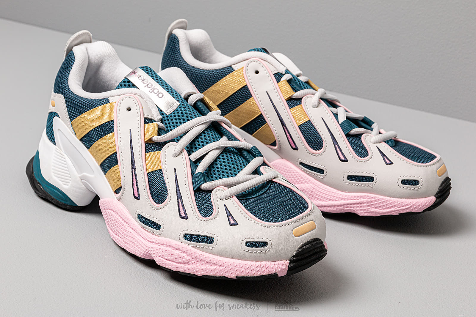 Women s shoes adidas EQT Gazelle W Tech Mint Gold Metalic