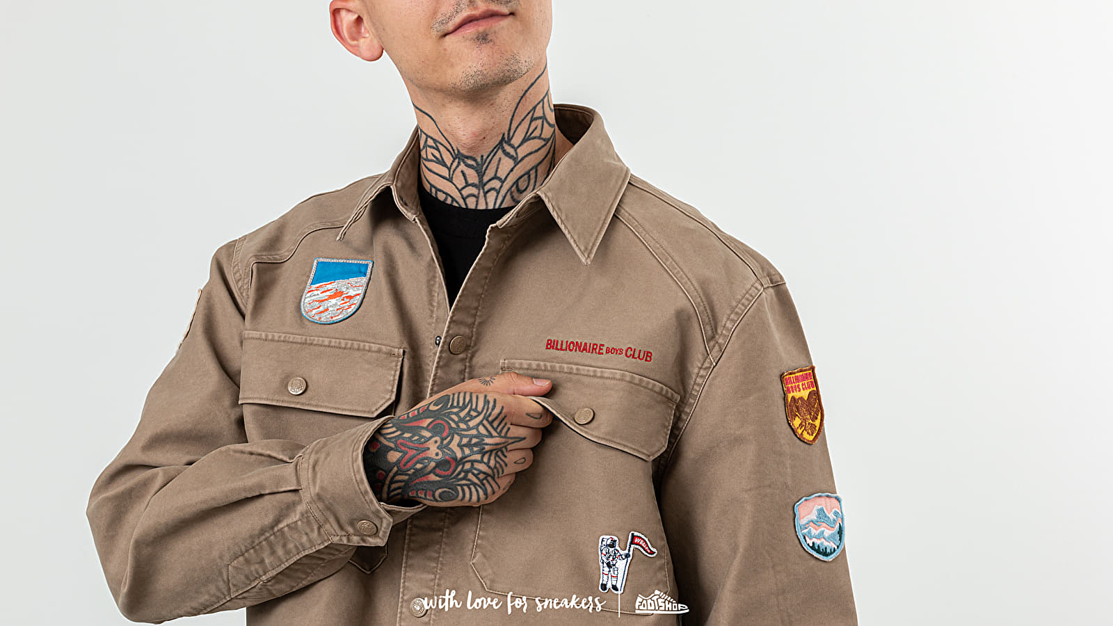 Chemises Billionaire Boys Club Field Trip Scout Shirt Sand