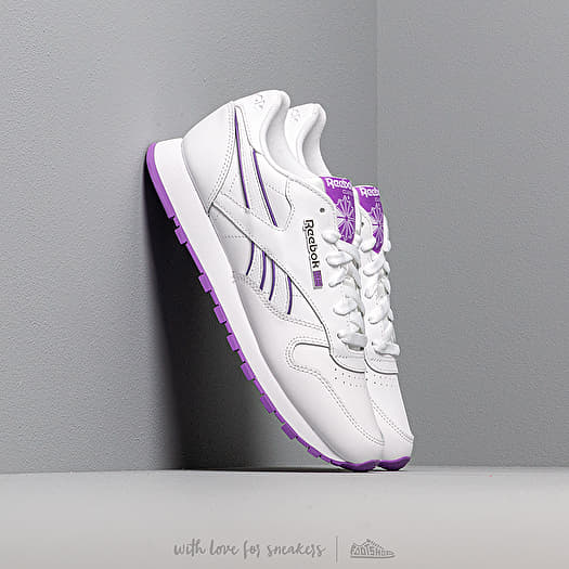 Women s shoes Reebok Classic Leather White Grape Punch Footshop