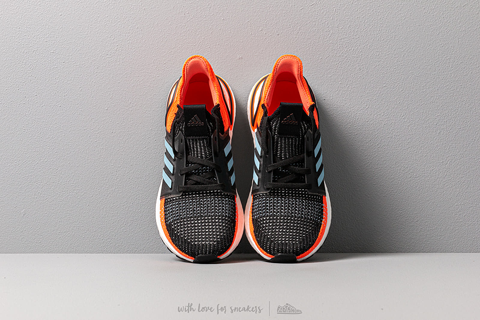 Women s shoes adidas UltraBOOST 19 W Core Black Glow Blue Hi Res