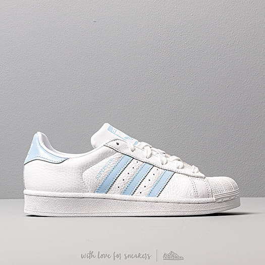 Adidas superstar hotsell baby blue stripes