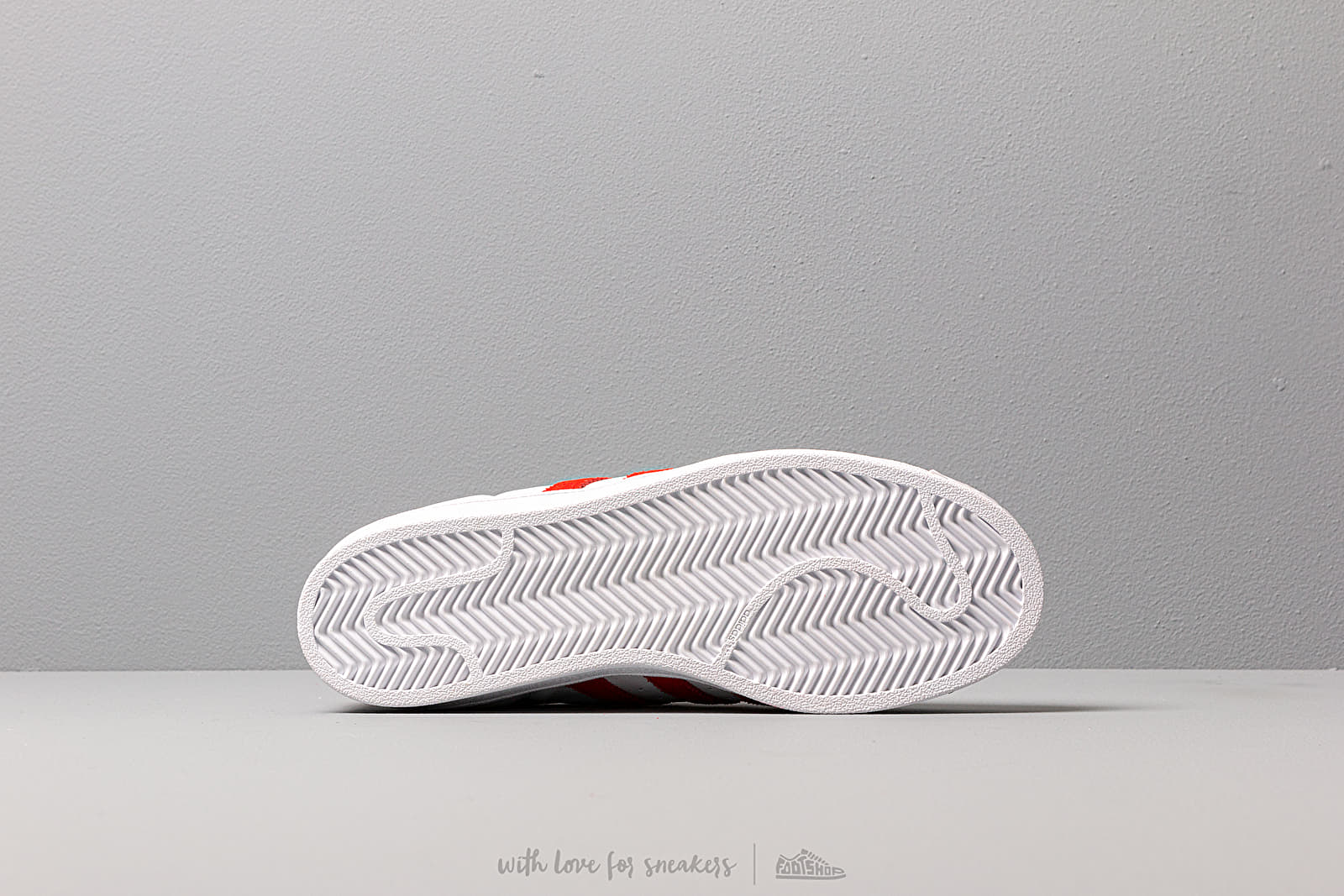 Herresko adidas Superstar Ftw White/ Active Red/ Ftw White