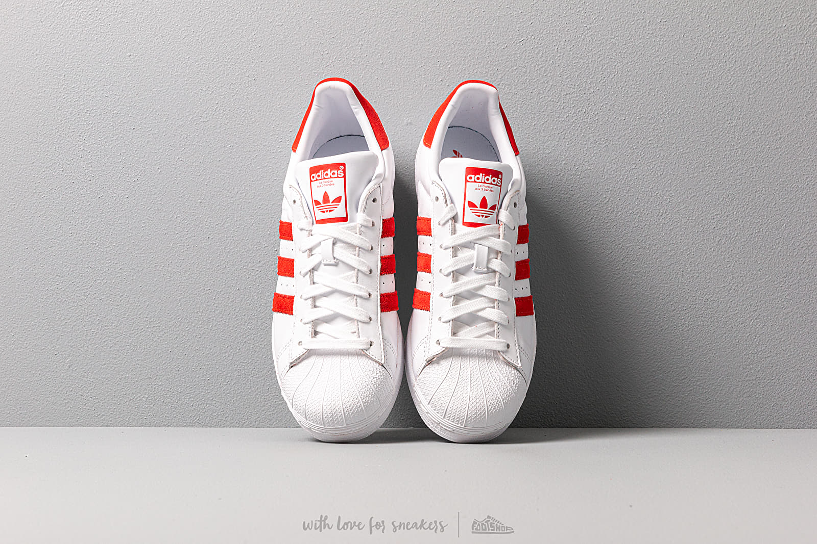 Men s shoes adidas Superstar Ftw White Active Red Ftw White