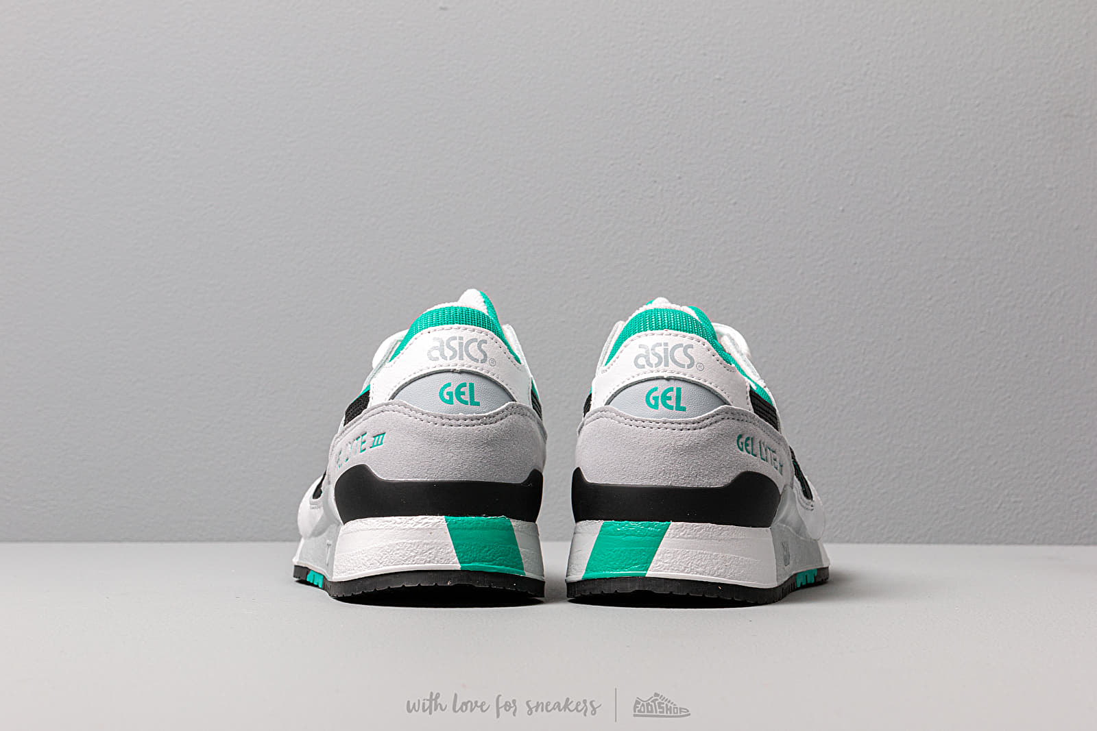 Asics gel lyte sales iii white black orange