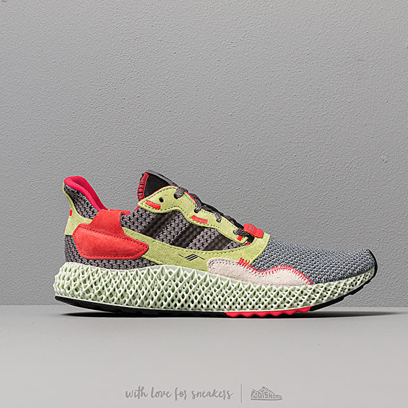 adidas ZX 4000 4D Grey Three/ Core Black/ Hi-Res Yellow | Footshop
