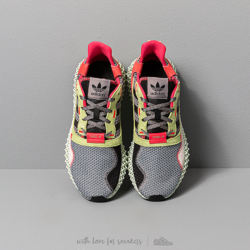 adidas ZX 4000 4D Grey Three/ Core Black/ Hi-Res Yellow | Footshop