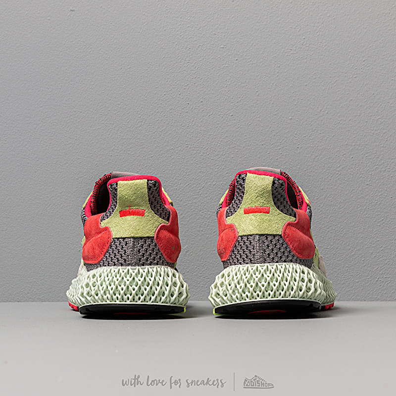 adidas ZX 4000 4D Grey Three/ Core Black/ Hi-Res Yellow | Footshop