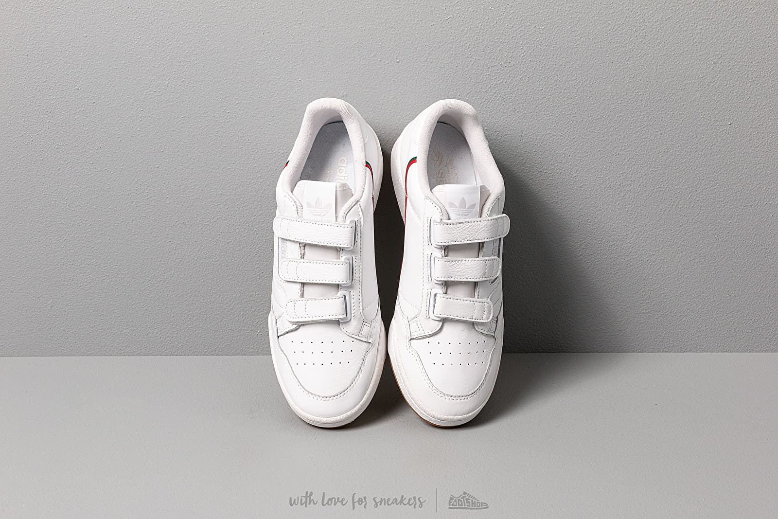 Men s shoes adidas Continental 80 Strap Ftw White Core Green