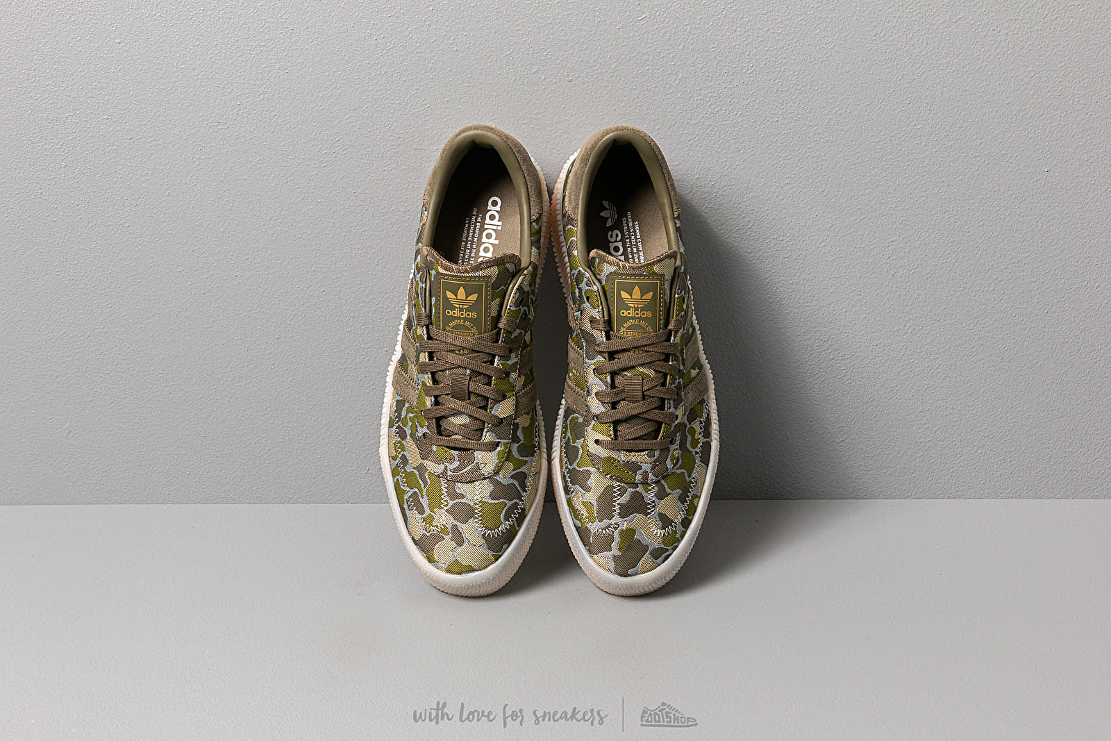 Damen Sneaker und Schuhe adidas Sambarose W Ash Silver/ Raw Khaki/ Tech Olive