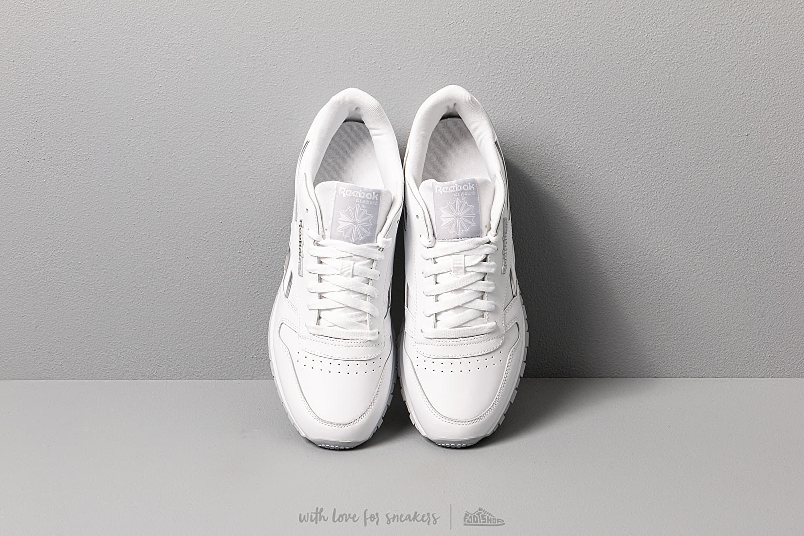 Vyriška avalynė Reebok Classic Leather Mu White/ Cd Grey 2/ White