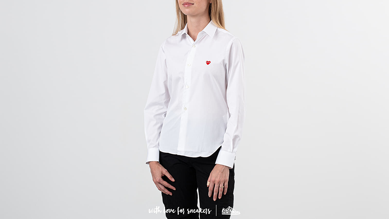 Cămăși Comme des Garçons PLAY Shirt White