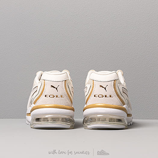 Puma cell stellar trainers in white with yellow best sale