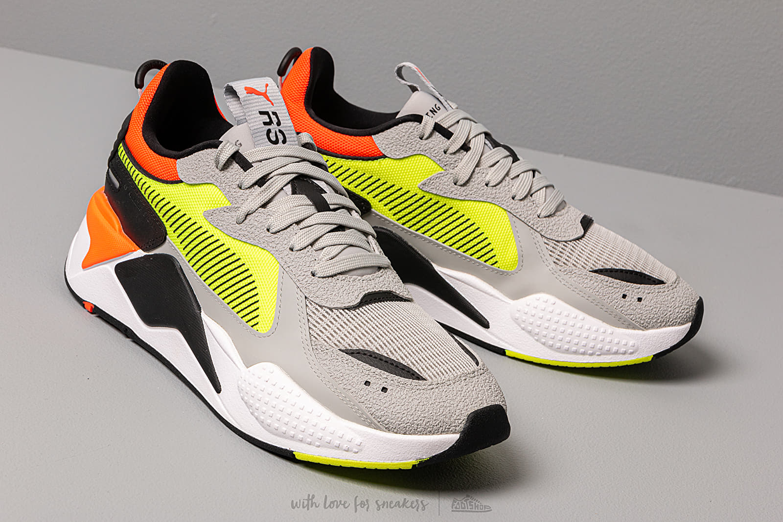 Men s shoes Puma RS X Hard Drive High Rise Yellow Alert Footshop