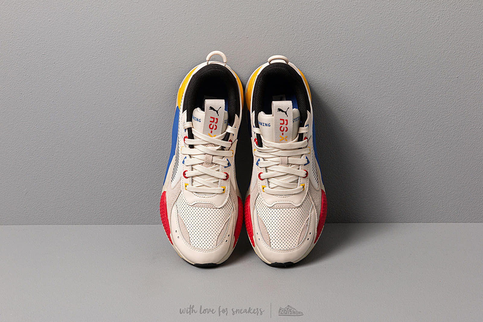 Men s shoes Puma RS X Colour Theory Whisper White Puma Black