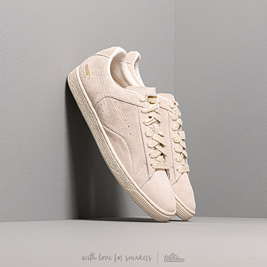 Men s shoes Puma Suede Notch Whisper White Metallic Gold Footshop