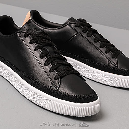 Men s shoes Puma Basket Trim Block Puma Black Puma Team Gold Puma White Footshop
