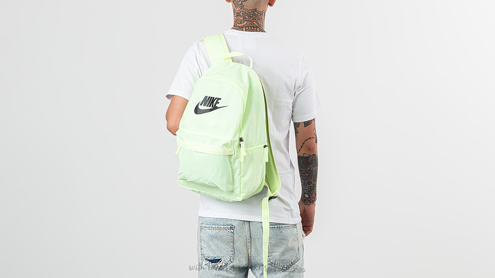 Backpacks Nike Heritage Backpack Barely Volt Barely Volt Black