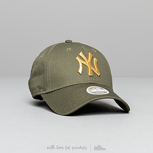 Caps New Era 9Forty MLB Basic New York Yankees Cap Khaki Gold Footshop