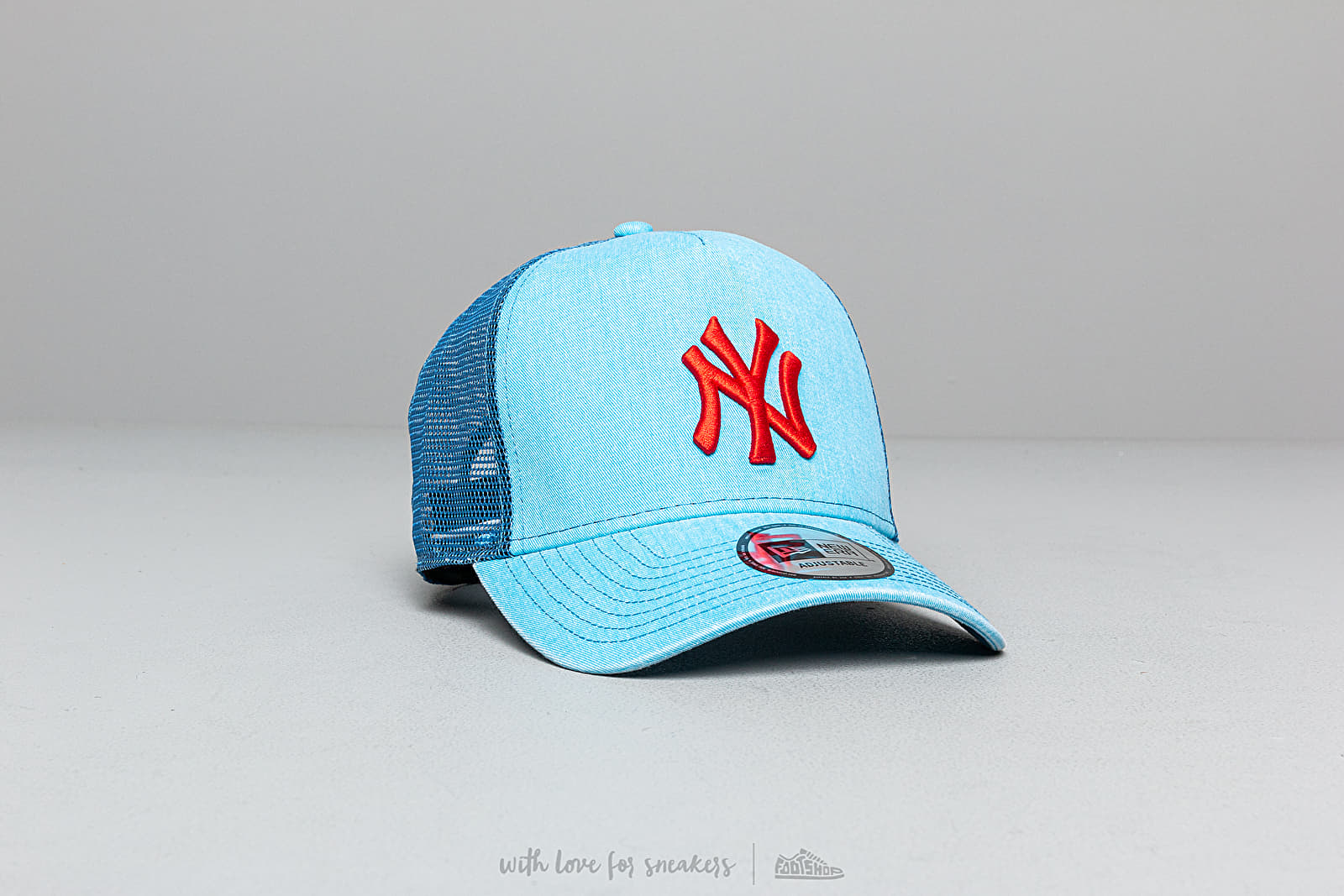 Șepci New Era MLB Washed New York Yankees Trucker Cap Cardinal Blue/ Scarlet