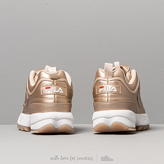 Fila disruptor m low wmn rose gold best sale
