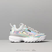 Fila disruptor hotsell low silver